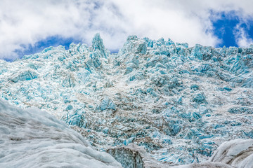 Helicopter hikes on the Franz Josef Glacier, South Island, New Zealand