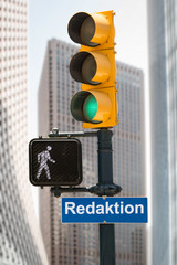 Schild 293 - Redaktion