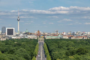 Berlin Mitte Luftbildaufnahme