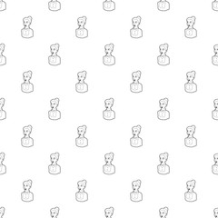 Maid pattern vector seamless repeating for any web design