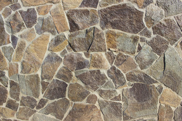 Pattern of decorative stone wall background 
