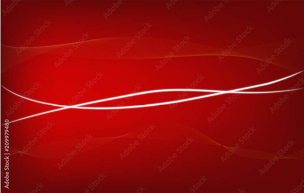 Poster abstract color red wave design element. empty red background. gradient red abstract wallpaper.
