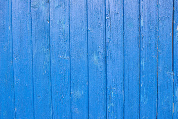 Fototapeta na wymiar Vintage blue wood plank background 