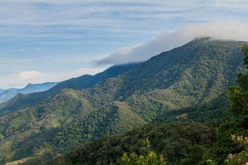 View of mountains in Panama
