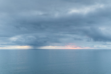 Sunset over the ocean at Port Noarlunga