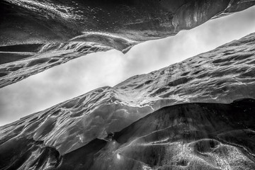 Ice formations on Franz Josef Glacier, South Island, New Zealand