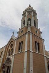 Fototapeta na wymiar San Francisco de Asis Church in Casco Viejo, Panama City