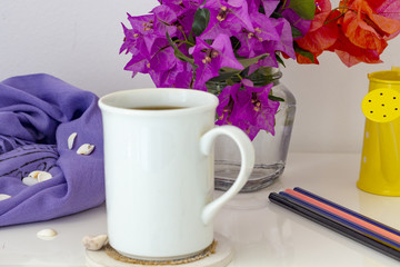 cup, coffee, tea, drink, white, mug, beverage, isolated, 