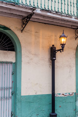 Old lantern in Casco Viejo (Old Town) of Panama City