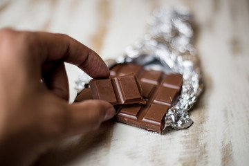 A Piece of Organic Chocolate