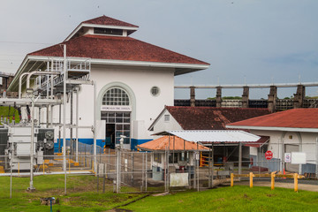 Gatun dam power generating station, Panama