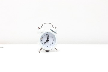 clock, time, alarm, bell, isolated, hour, white, minute, alarm