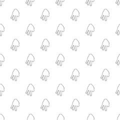 Three fingers pattern vector seamless repeating for any web design