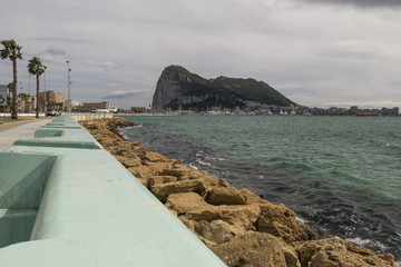 landscape of the Rock of Gibraltar