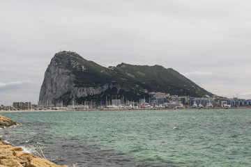 landscape of the Rock of Gibraltar