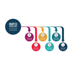 Vector infographic template for diagram, graph, presentation, chart, business concept with 6 options.