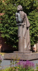 Fototapeta premium Adam Mickewicz Monument,Vilnius