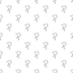 Throwing player pattern vector seamless repeating for any web design