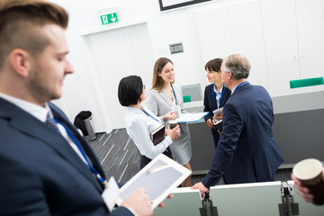 Business Team in einer Besprechung