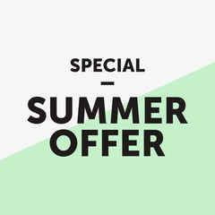 Special Summer Offer Green Cut