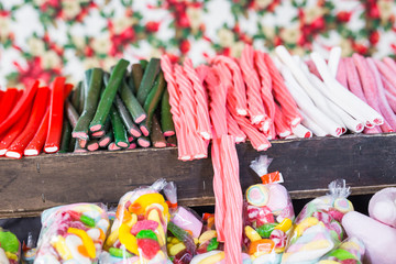 A perfect choice of wonderful sweets of any shape and colour