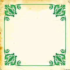 Vector baroque of vintage elements for design. 