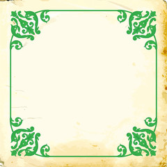 Vector baroque of vintage elements for design. 