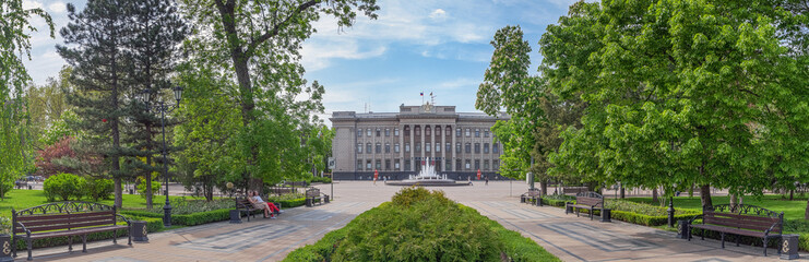 KRASNODAR, RUSSIA - MAY 3, 2017: The building of the legislative assembly.