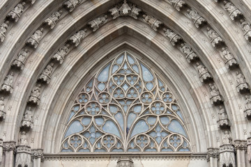 Obraz premium gothic rose window