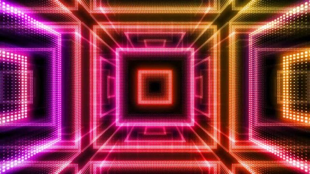 disco club room space illumination neon light floor wall