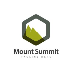 Mount Summit Logo Vector Template Design Illustration