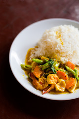 Thai curry seafood Koh Mook