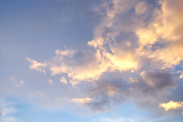 Beautiful sunrise and sunset sky