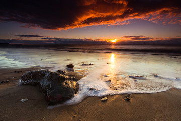 Hampden Beach bei Sonnenaufgang - Südinsel von Neuseeland