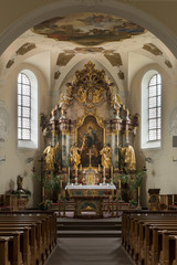 Fototapeta na wymiar Wallfahrtskirche in St. Märgen