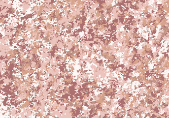Naklejka premium Camouflage background in brown shades with military texture. Vector illustration