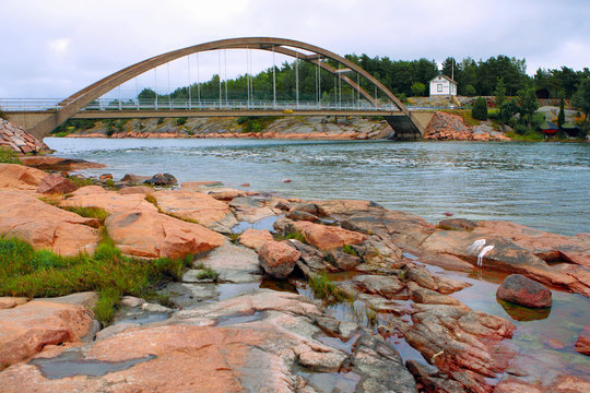 Bridge in Bomarsund.
