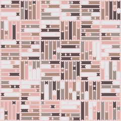 Graphic pattern of abstract shapes. Modern tile, packing, wallpaper
