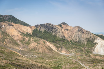 Azuma-Kofuji peak 1707 meters ,Mount Azuma is a roughly 2000 meter tall, volcanic mountain range...