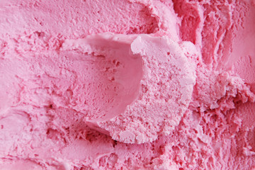 Close-up background of ice cream.