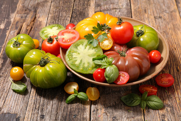 various of tomato