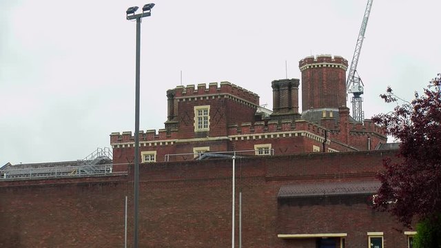 Reading Prision - front close up, England