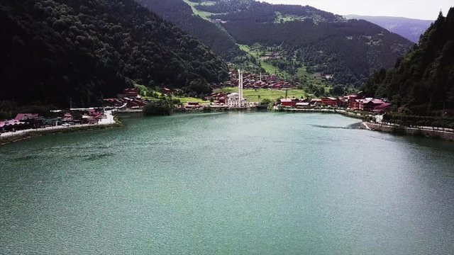 One of the most interesting landmark in Turkey which is the lake on the top of the mountains called Uzung&ouml;l Trabzon