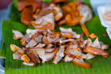 Thai grillled fat meat bites