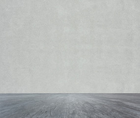 room with concrete wall