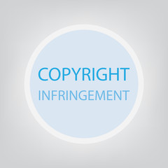 copyright infringement concept- vector illustration