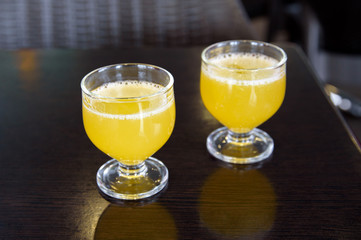 Poncha is a traditional alcoholic drink from the island of Madeira, Portugal.