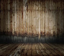 old wooden interior