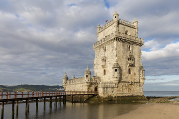 Torre de Belem in Lisbon Portugal