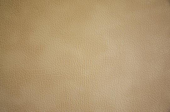 Natural beige leather texture background